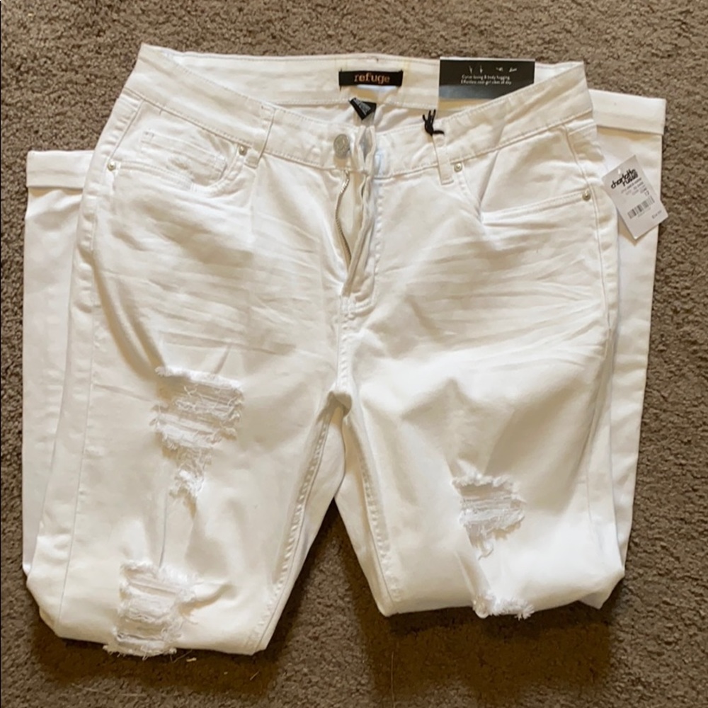White jeans